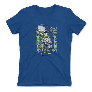 Old Nokia Cellphone Womens T-Shirt in Royal color